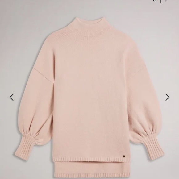 Ted Baker size 1 pale pink sweater - Picture 1 of 4